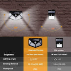 ☀️Special Offer! Motion Activated Solar Outdoor Wall Light, 270° Wide Angle Solar Security Light, Waterproof LED Solar Lamp for Garden, Yard, Garage & Patio