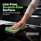 Fed Up With Flimsy Disposable Wipes? Tearable Microfiber Cleaning Roll, Reusable & Great At Cutting Tough Grease