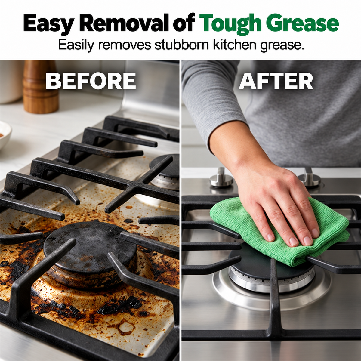 Fed Up With Flimsy Disposable Wipes? Tearable Microfiber Cleaning Roll, Reusable & Great At Cutting Tough Grease