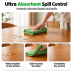 Fed Up With Flimsy Disposable Wipes? Tearable Microfiber Cleaning Roll, Reusable & Great At Cutting Tough Grease