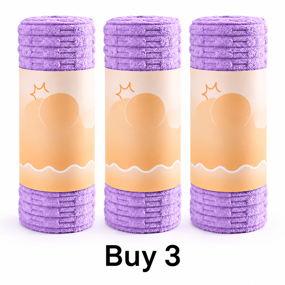 Fed Up With Flimsy Disposable Wipes? Tearable Microfiber Cleaning Roll, Reusable & Great At Cutting Tough Grease