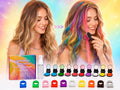🌈 Want Fun Hair Color Without Damage? 12-Color Temporary Hair Chalk Set