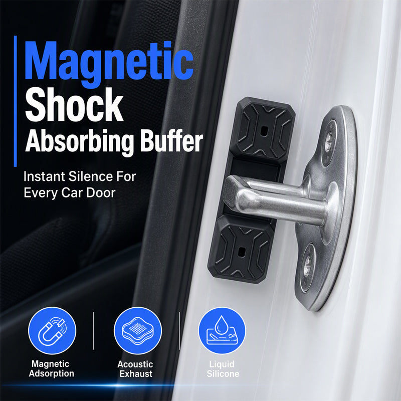 🎁Handy Auto Accessory Gift! Magnetic Door Buffer Pads, Stop Slam Noise & Dents