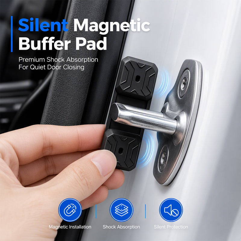 🎁Handy Auto Accessory Gift! Magnetic Door Buffer Pads, Stop Slam Noise & Dents