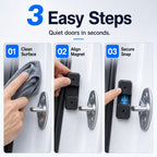 🎁Handy Auto Accessory Gift! Magnetic Door Buffer Pads, Stop Slam Noise & Dents
