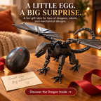 🔥Limited-Time 39% OFF! DragonMorph – Egg to Dragon Transforming Mechanical Toy | Cool Interactive Fidget Toy for Boys & Girls