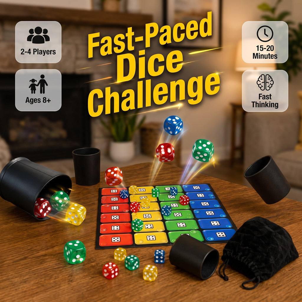 🎲 Rock Dice Game — Quick‑Play Board Game For Family & Party Nights