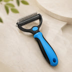 🐱 Tired of Pet Fur Everywhere? Exovella Deshedding Brush, Pain-Free Fur Removal