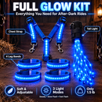 LED Horse Night Riding Lights – Full-Body Glow Kit, 12 Light Modes, Boost Visibility for Night Horseback Riding