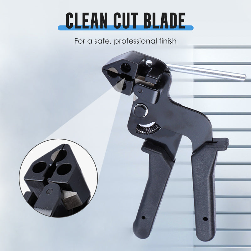 ✅Stainless Steel Cable Tie Pliers | Heavy-Duty Zip Tie Tensioner & Cutter, Ideal for Automotive, Marine & Industrial Jobs