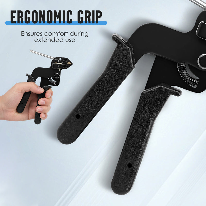 ✅Stainless Steel Cable Tie Pliers | Heavy-Duty Zip Tie Tensioner & Cutter, Ideal for Automotive, Marine & Industrial Jobs