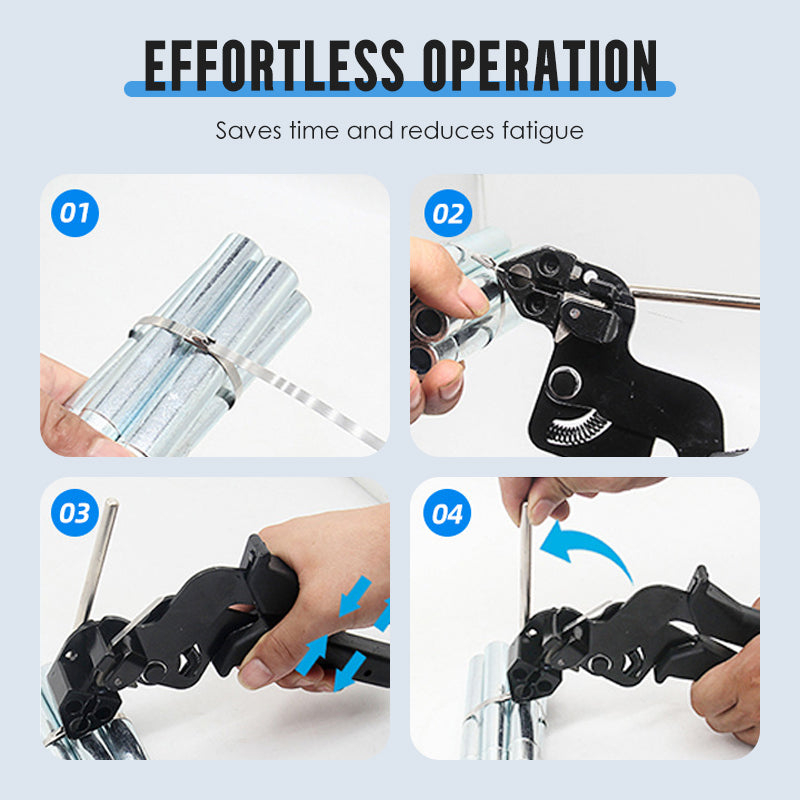 ✅Stainless Steel Cable Tie Pliers | Heavy-Duty Zip Tie Tensioner & Cutter, Ideal for Automotive, Marine & Industrial Jobs