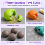 ✨Top Kid Craft Gift – DIY Squeeze Ball Making Kit, Customizable Sparkly Squeeze Balls for Party & Sensory Play