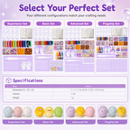 ✨Top Kid Craft Gift – DIY Squeeze Ball Making Kit, Customizable Sparkly Squeeze Balls for Party & Sensory Play