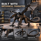 🔥Limited-Time 39% OFF! DragonMorph – Egg to Dragon Transforming Mechanical Toy | Cool Interactive Fidget Toy for Boys & Girls