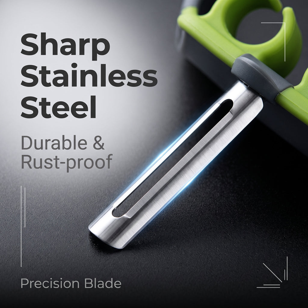 Stainless Steel Finger Peeler For Easy Fruit And Vegetable Peeling In The Kitchen