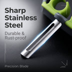 Stainless Steel Finger Peeler For Easy Fruit And Vegetable Peeling In The Kitchen