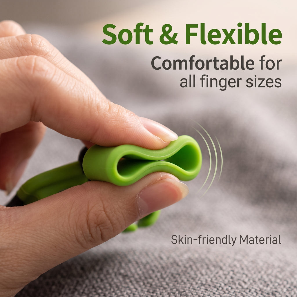 Stainless Steel Finger Peeler For Easy Fruit And Vegetable Peeling In The Kitchen