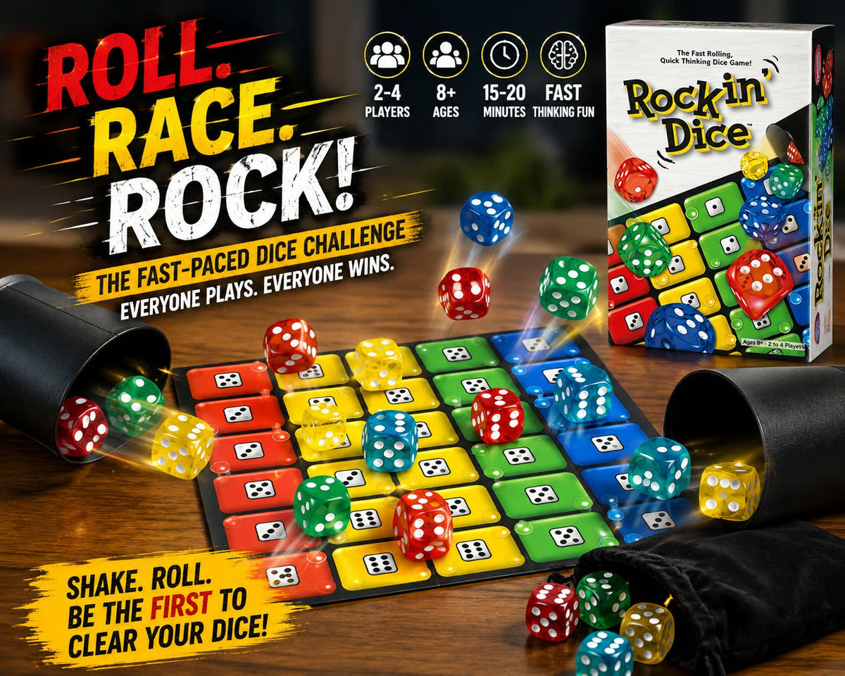 🎲 Rock Dice Game — Quick‑Play Board Game For Family & Party Nights