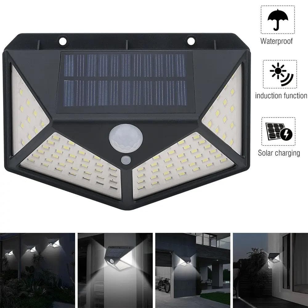 ☀️Special Offer! Motion Activated Solar Outdoor Wall Light, 270° Wide Angle Solar Security Light, Waterproof LED Solar Lamp for Garden, Yard, Garage & Patio