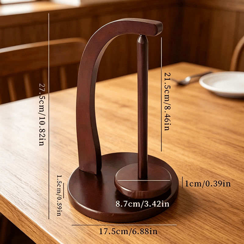 🧶 Magnetic Levitating Yarn Holder – Natural Wooden Rotating Yarn Stand for Knitting & Crochet