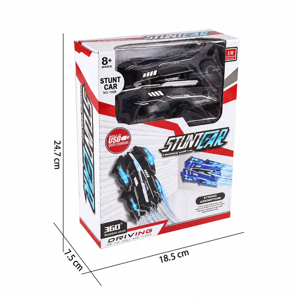 🔥50% OFF! Wall Climbing RC Stunt Car with Lights, Rechargeable Boys Toy 🚙