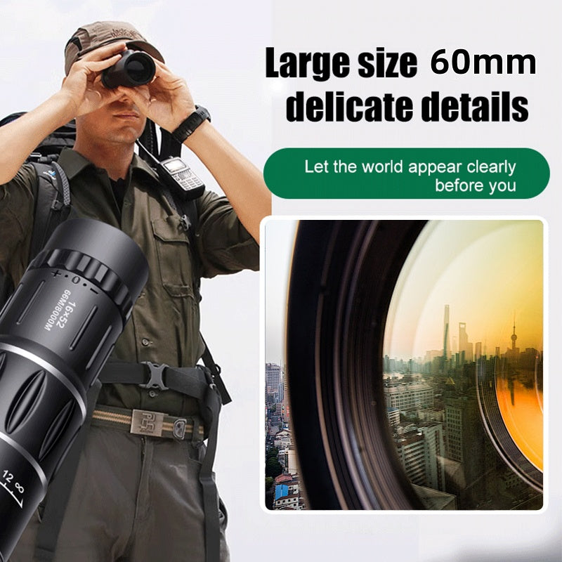 🔭See Far & Clear! Compact High Magnification Monocular Telescope, Great for Outdoor Adventures
