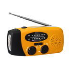 ⚠️When Power Goes Out, Stay Connected! Portable Solar Hand Crank Emergency Radio with Weather Alerts & Phone Charger