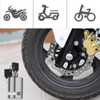 Scared Of Your Bike Getting Stolen? Heavy-Duty Steel Disc Brake Lock, Secure Anti-Theft Protection For Motorcycles & Scooters