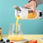 🔥LIMITED TIME 49% OFF! 🍊🥤450ml Wireless Portable Blender, LED Digital Display, Dual Lids, 30 Second Quick Mixing