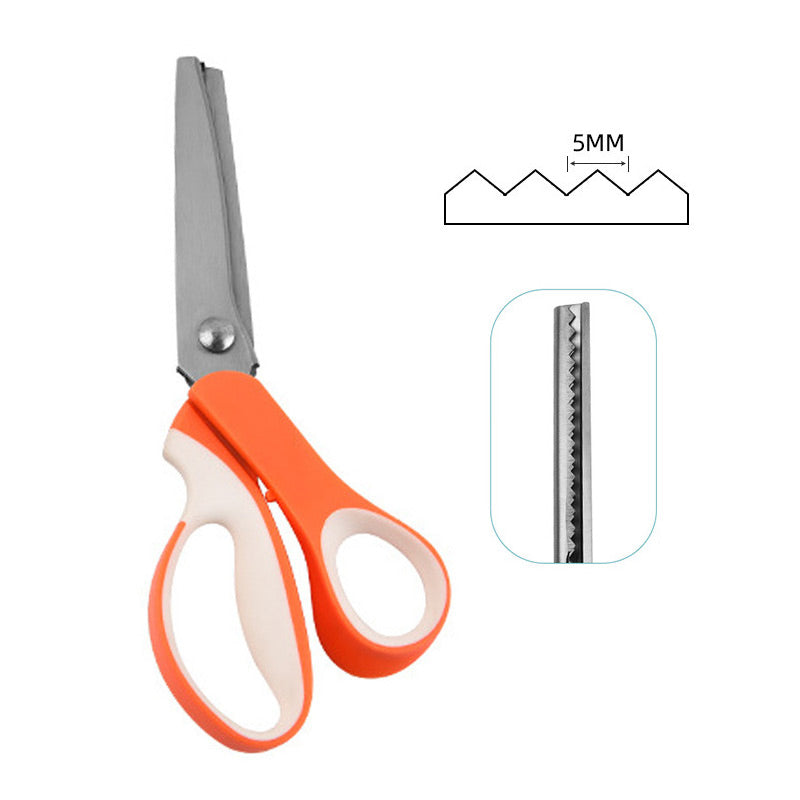 ✂️ LIMITED TIME | 38% OFF! Multipurpose Pinking Shears, Serrated Fabric Scissors