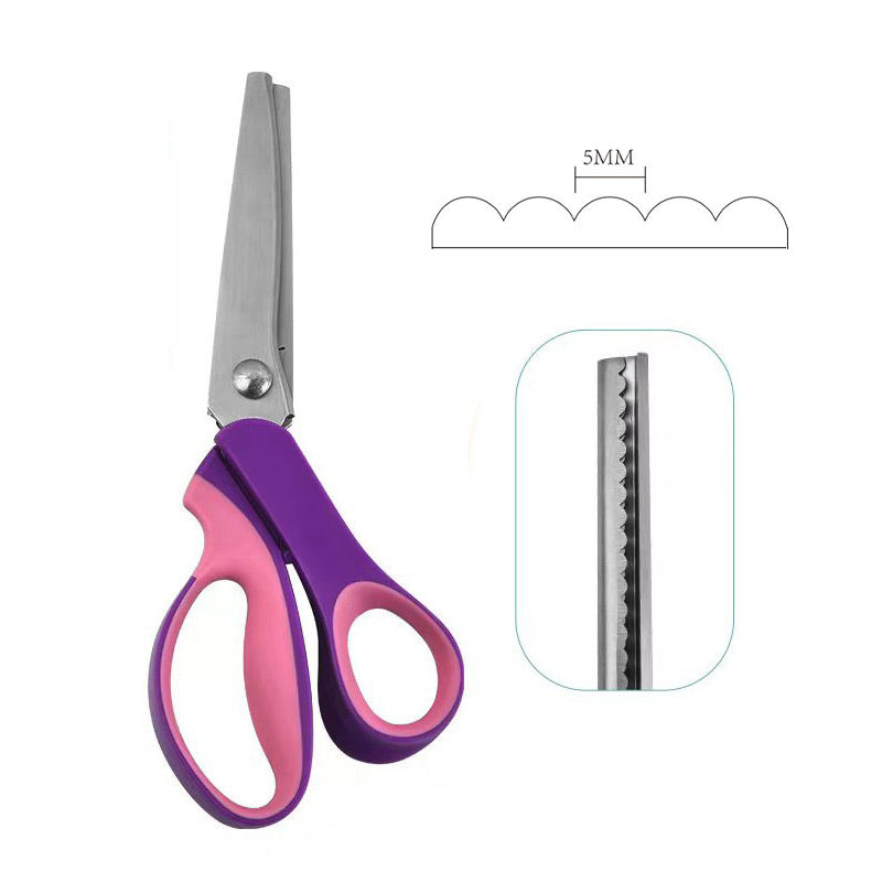 ✂️ LIMITED TIME | 38% OFF! Multipurpose Pinking Shears, Serrated Fabric Scissors