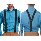 📢Special Offer !! ⏰Men's X-Back Suspenders with Hook Clips