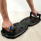 🔥LAST DAY 49% OFF! Foldable Push Up Board with Resistance Bands, Home Workout Training Equipment