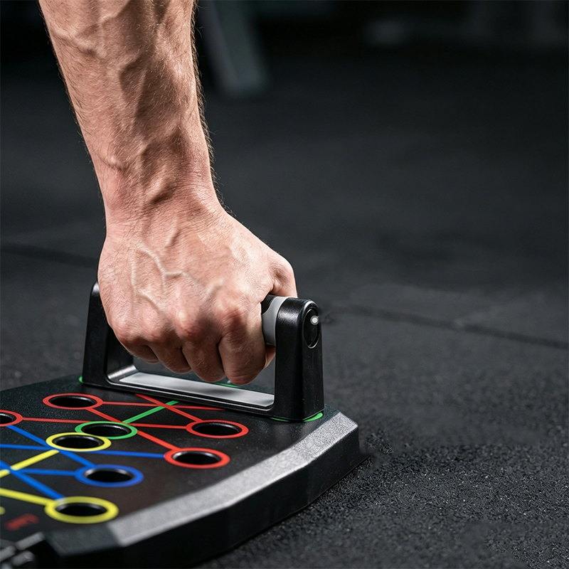 🔥LAST DAY 49% OFF! Foldable Push Up Board with Resistance Bands, Home Workout Training Equipment