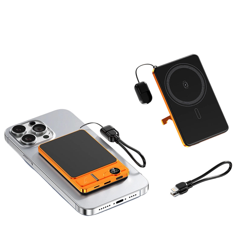 Tired of Carrying Multiple Chargers? Magnetic 3-in-1 Portable Charger, Wireless Charging Station for Phone, Smart Watch & Earbuds