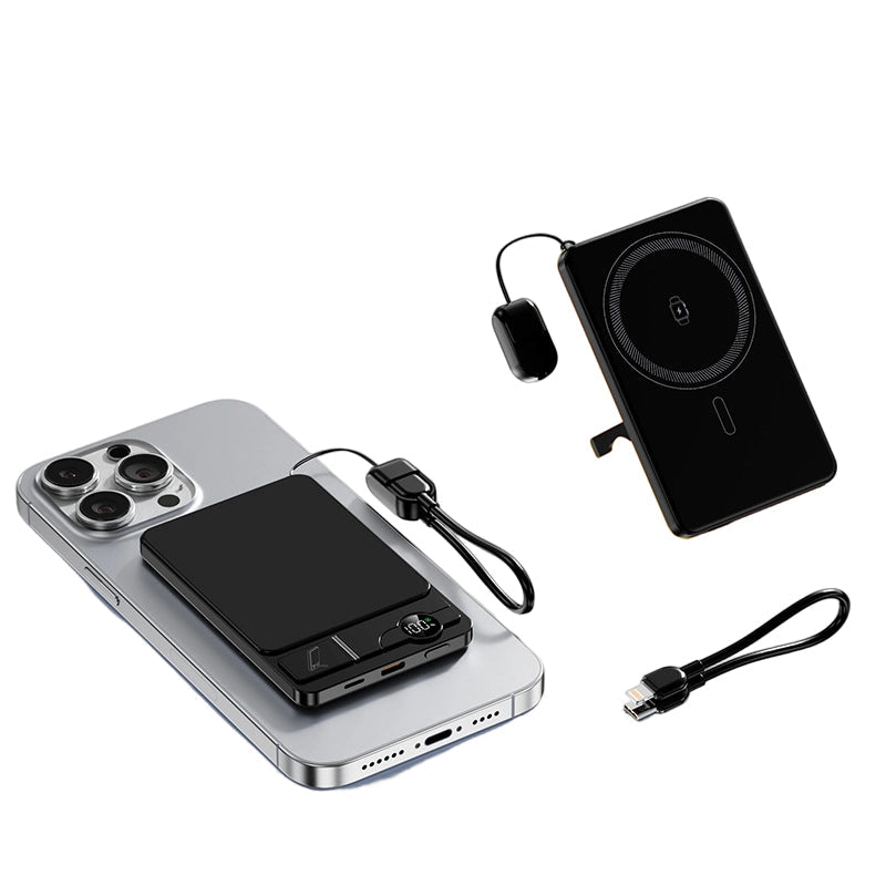 Tired of Carrying Multiple Chargers? Magnetic 3-in-1 Portable Charger, Wireless Charging Station for Phone, Smart Watch & Earbuds