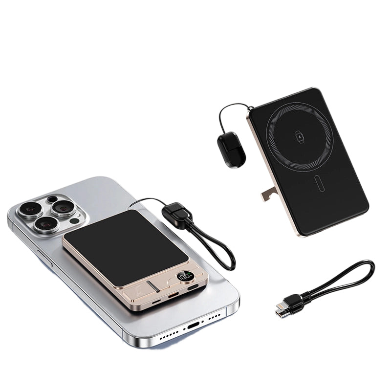 Tired of Carrying Multiple Chargers? Magnetic 3-in-1 Portable Charger, Wireless Charging Station for Phone, Smart Watch & Earbuds