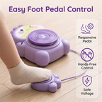 🔥Limited-Time 49% OFF! Kids Electric Pottery Wheel Kit with Foot Pedal, Air Dry Clay & Paints | Fun Creative Art Craft Set for Children