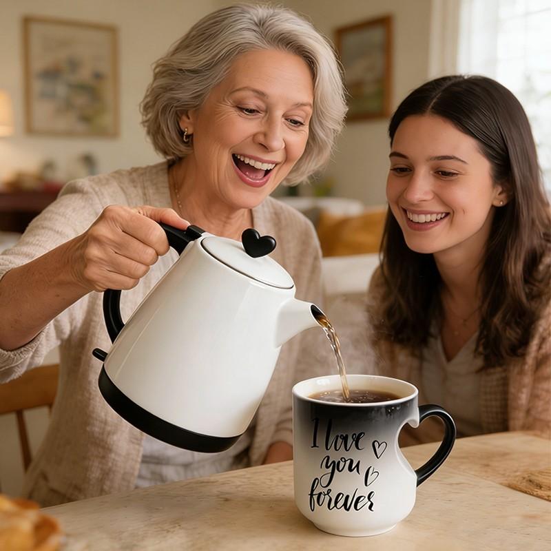🔥50% OFF! Valentine’s Color Changing Mug with Heart Handle ☕