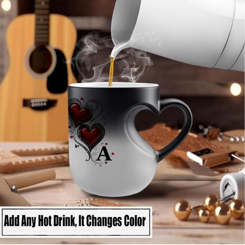 🔥50% OFF! Valentine’s Color Changing Mug with Heart Handle ☕