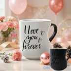 🔥50% OFF! Valentine’s Color Changing Mug with Heart Handle ☕