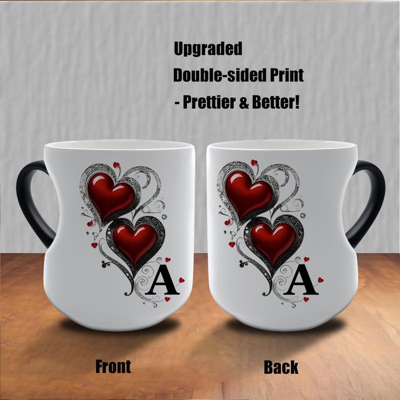 🔥50% OFF! Valentine’s Color Changing Mug with Heart Handle ☕