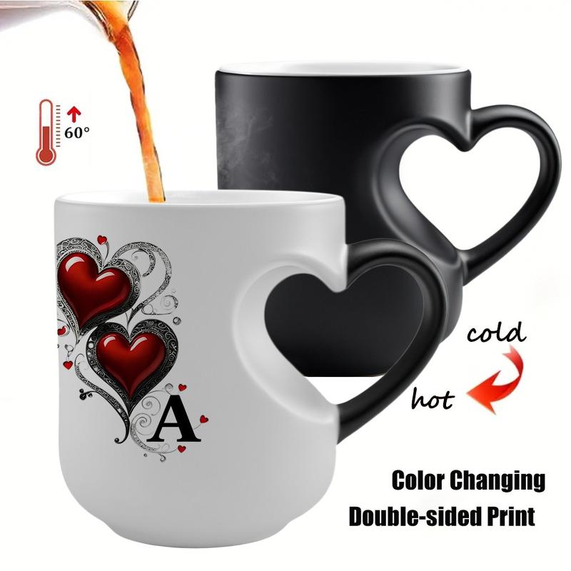 🔥50% OFF! Valentine’s Color Changing Mug with Heart Handle ☕