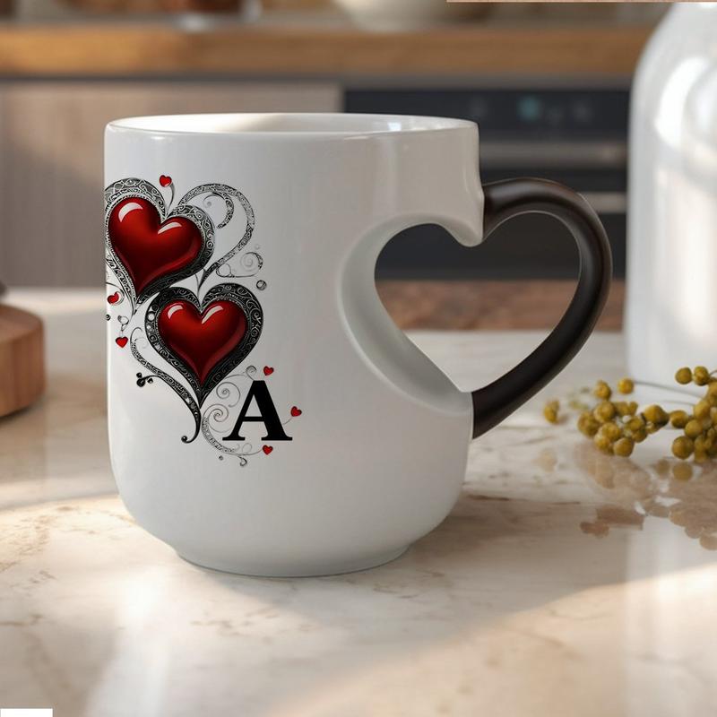 🔥50% OFF! Valentine’s Color Changing Mug with Heart Handle ☕