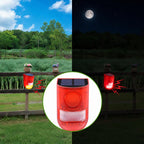🚨 Worried About Backyard Safety? Solar Motion Alarm 110dB Loud Siren & IP55 Waterproof
