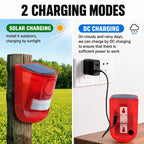 🚨 Worried About Backyard Safety? Solar Motion Alarm 110dB Loud Siren & IP55 Waterproof