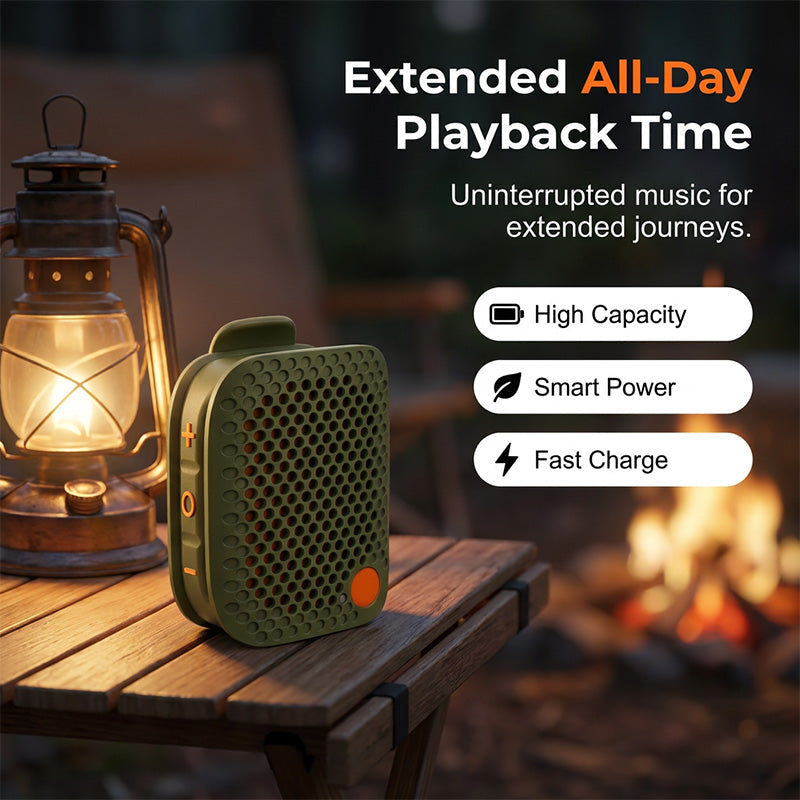 🔥LIMITED TIME 49% OFF! 🎵Mini Portable Bluetooth Speaker, TWS Stereo Pairing, IPX5 Waterproof Wireless Speaker for Outdoor, Shower & Travel