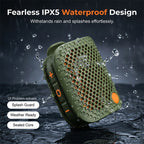 🔥LIMITED TIME 49% OFF! 🎵Mini Portable Bluetooth Speaker, TWS Stereo Pairing, IPX5 Waterproof Wireless Speaker for Outdoor, Shower & Travel