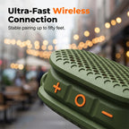 🔥LIMITED TIME 49% OFF! 🎵Mini Portable Bluetooth Speaker, TWS Stereo Pairing, IPX5 Waterproof Wireless Speaker for Outdoor, Shower & Travel